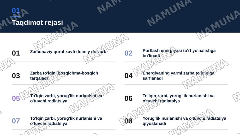 To’lqin zarbi, yorug’lik nurlanishi va o’tuvchi radiatsiya — zamonaviy taqdimot, 2-slayd