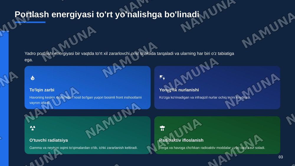 To’lqin zarbi, yorug’lik nurlanishi va o’tuvchi radiatsiya — zamonaviy taqdimot, 4-slayd