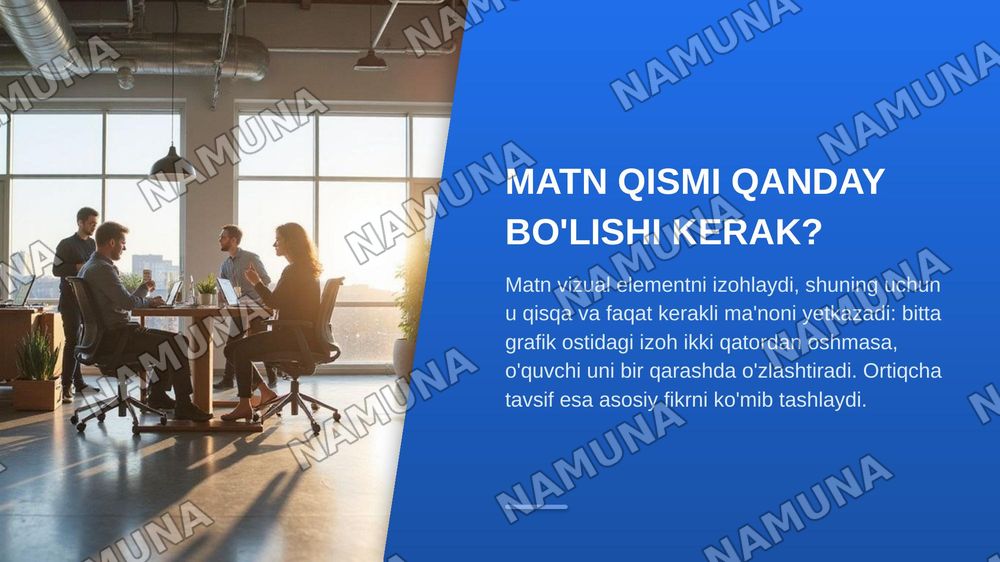 Infografikaning tarkibiy qismlari — zamonaviy taqdimot, 7-slayd