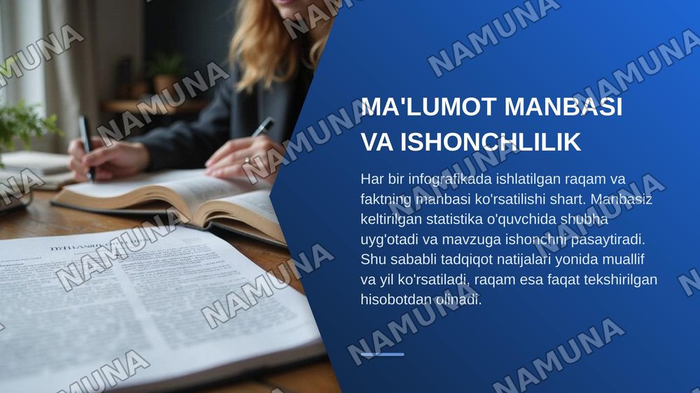 Infografikaning tarkibiy qismlari — zamonaviy taqdimot, 8-slayd