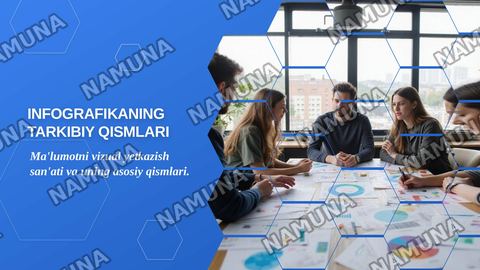 Infografikaning tarkibiy qismlari — zamonaviy taqdimot