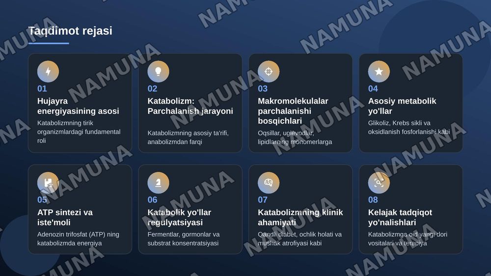 Katabalizimning umumiy yollari — zamonaviy taqdimot, 2-slayd