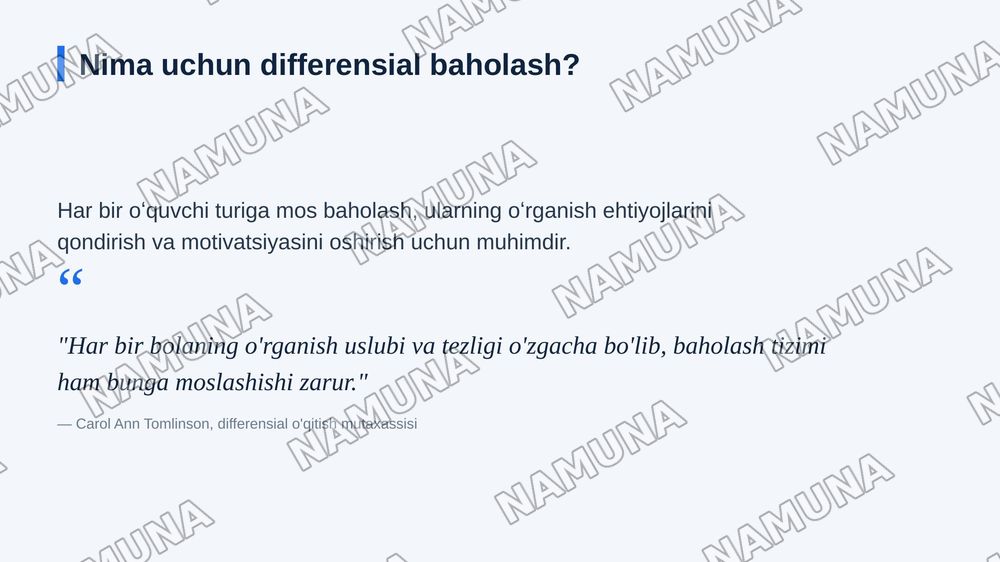 7-sinf yaxshi,oʻrtacha va pas oʻquvchi formati va summativ baholash — zamonaviy taqdimot, 5-slayd