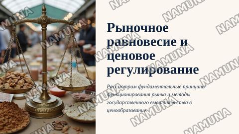 Рыночное равновесие,максимальные и минимальные цены ) — zamonaviy taqdimot