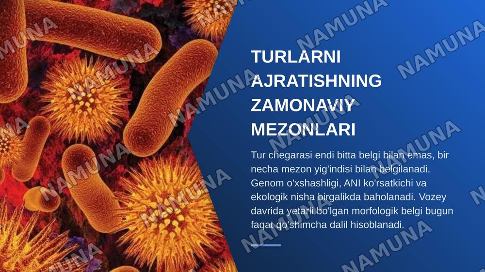 Mikroorganizmlarning zamonaviy sistematikasi — zamonaviy taqdimot, 5-slayd