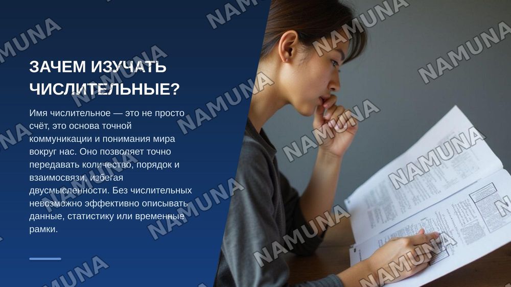 Имя числительное — zamonaviy taqdimot, 3-slayd