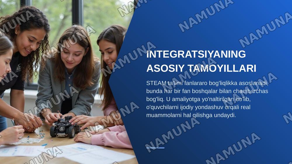 STEAM va fanlararo integratsiya. — zamonaviy taqdimot, 5-slayd