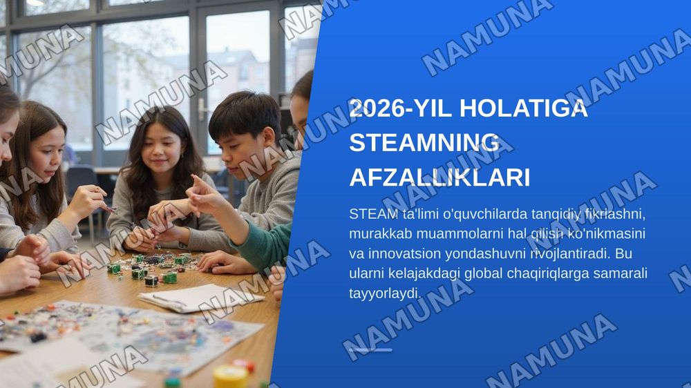 STEAM va fanlararo integratsiya. — zamonaviy taqdimot, 7-slayd