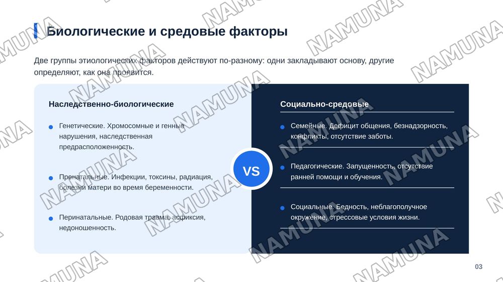 Этиологические факторы нарушений интеллектуального развития — zamonaviy taqdimot, 4-slayd