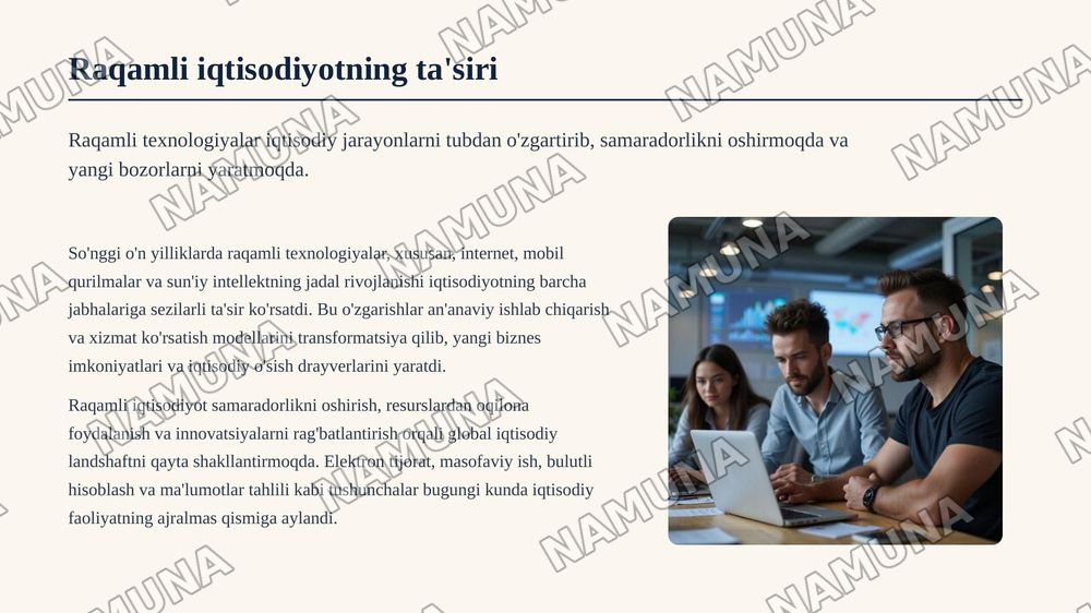 Iqtisodiyot nazariyasi — zamonaviy taqdimot, 8-slayd