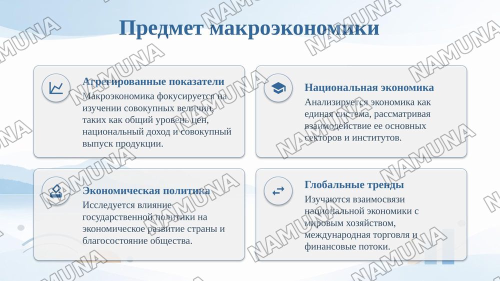 Предмет, объект и основные задачи макроэкономики — taqdimot, 4-slayd