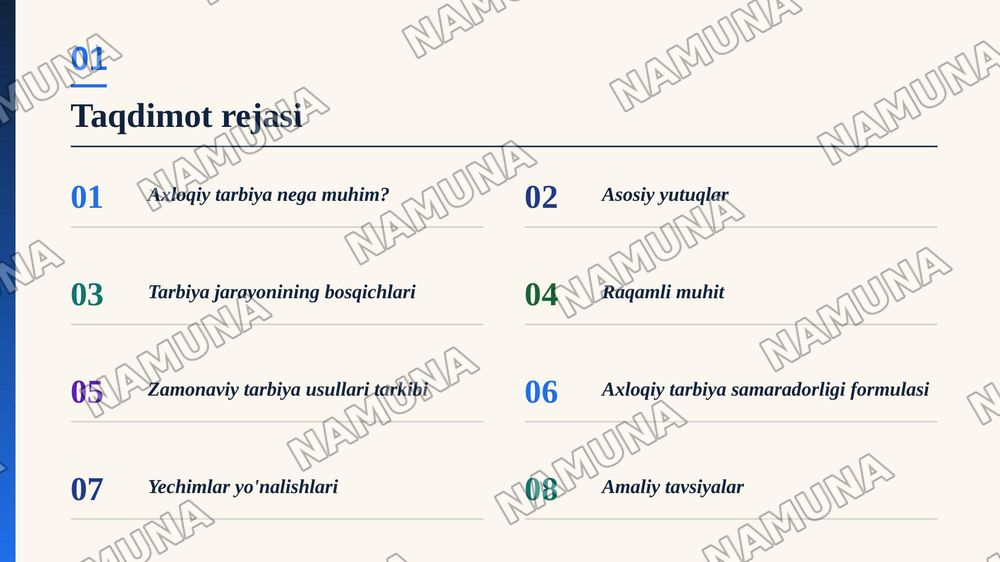 Zamonaviy axloqiy tarbiyaning yutuq va kamchiliklari — zamonaviy taqdimot, 2-slayd