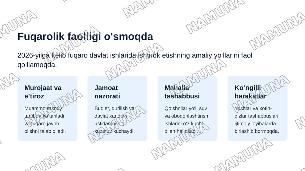 Kuchli davlat masuliyatli fuqarodan boshlanadi — zamonaviy taqdimot, 7-slayd