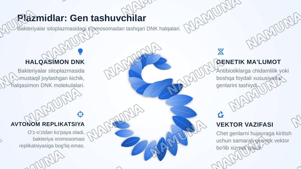 Heat-shock usulining mohiyati va plazmidani E-coliga transformatsiya qilish .Transformatsiya qilingan bakteriyalarning o’sishi va gen ekspressiyasi — zamonaviy taqdimot, 4-slayd