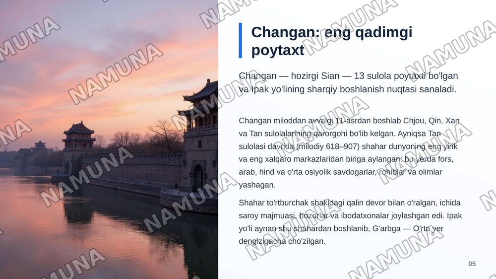 Xitoyning 7 qadimiy poytaxti — zamonaviy taqdimot, 6-slayd