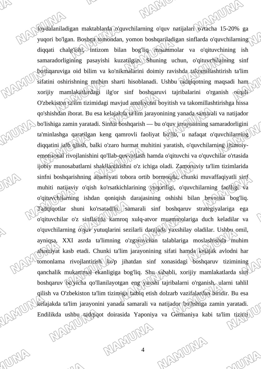 Xorijiy mamlakatlarda sinf boshqaruvi tajribasini qiyosiy tahlil qilish 2ta xorijiy mamlakat tanlanadi yaponiya germaniya Kirish: sinf boshqaruvj tushunchasi va uning ahamiyati haqida qisqacha malumot — mustaqil ish, 4-varaq