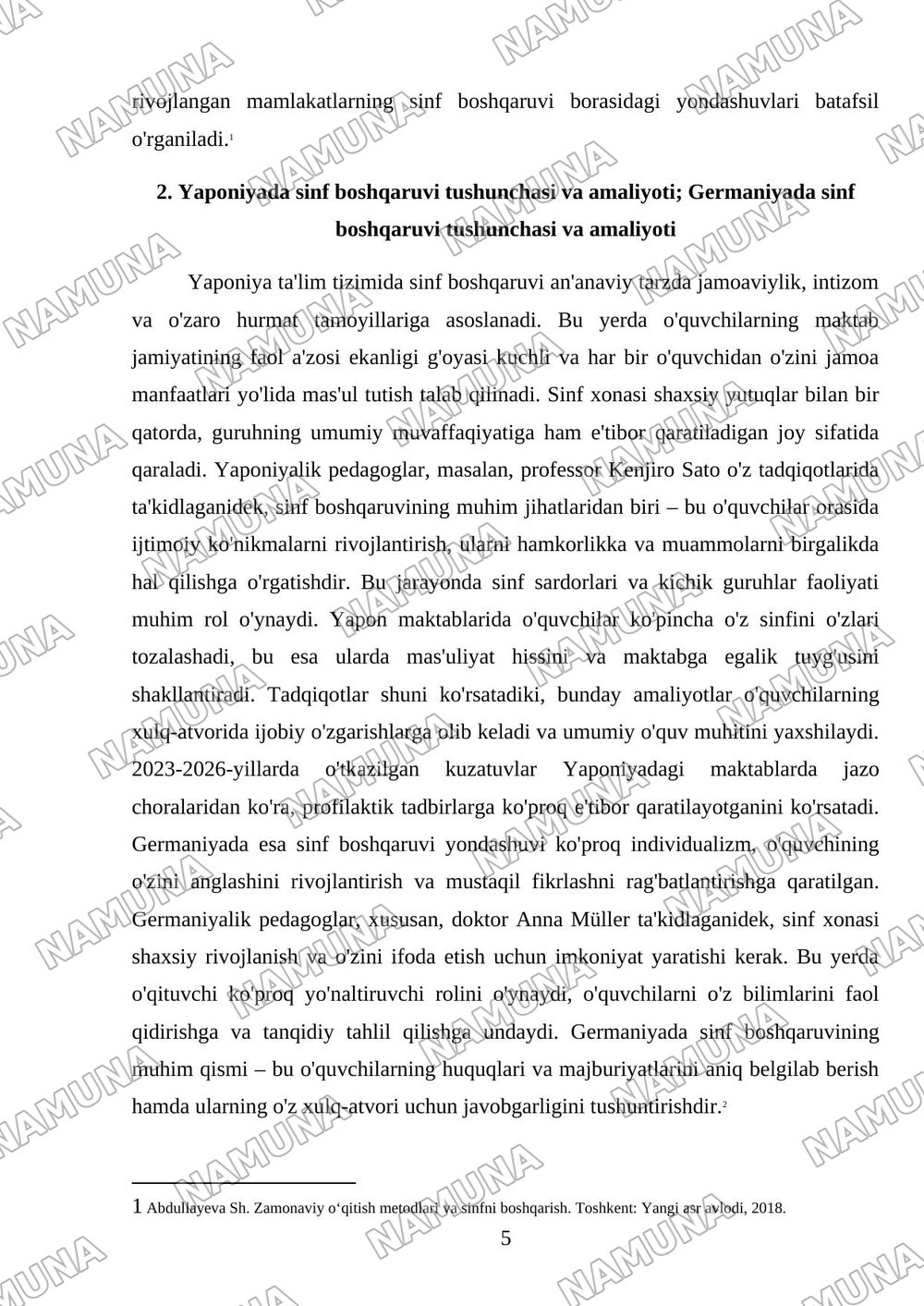 Xorijiy mamlakatlarda sinf boshqaruvi tajribasini qiyosiy tahlil qilish 2ta xorijiy mamlakat tanlanadi yaponiya germaniya Kirish: sinf boshqaruvj tushunchasi va uning ahamiyati haqida qisqacha malumot — mustaqil ish, 5-varaq