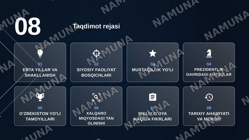 Islom Karimov hayoti va ijodi — zamonaviy taqdimot, 2-slayd