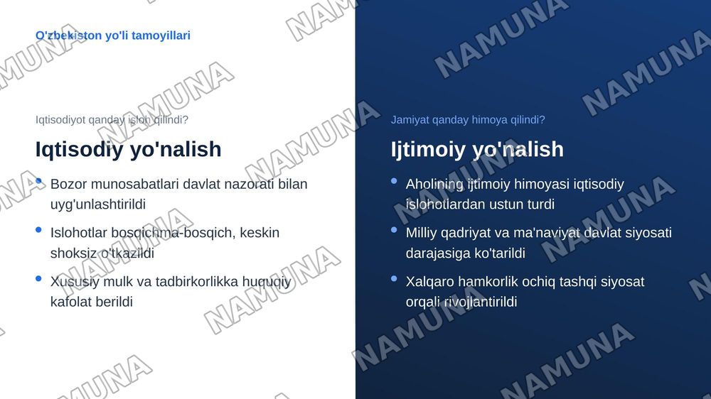 Islom Karimov hayoti va ijodi — zamonaviy taqdimot, 8-slayd