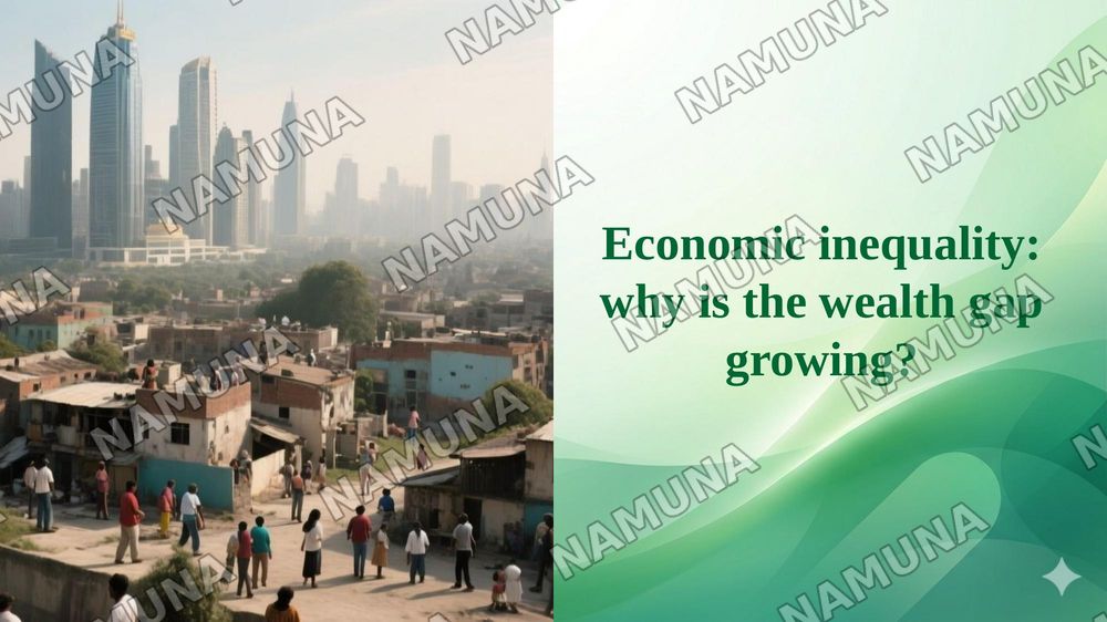 Economic inequality: why is the wealth gap growing? — 1-slayd
