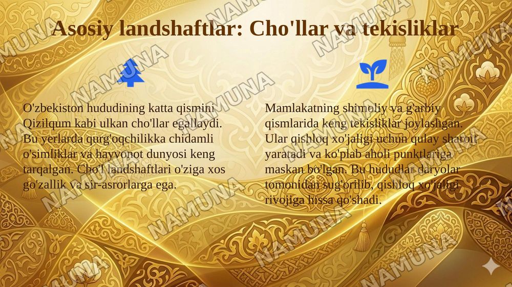 Nature of Uzbekistan — 4-slayd