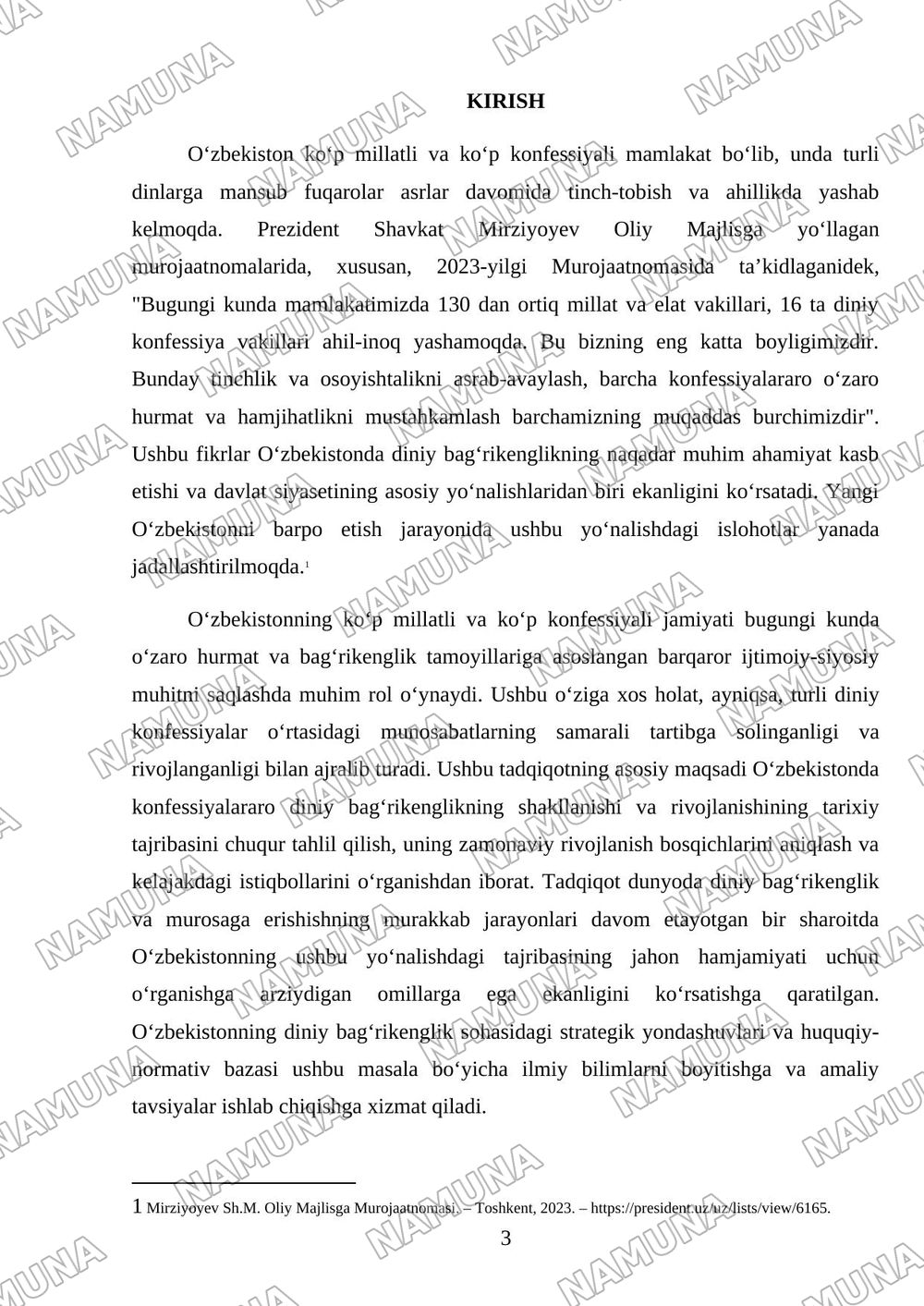 Oʻzbekistonda konfetsiyalar aro diniy bagʻrikenglikning tarixiy tajribasi — 3-varaq