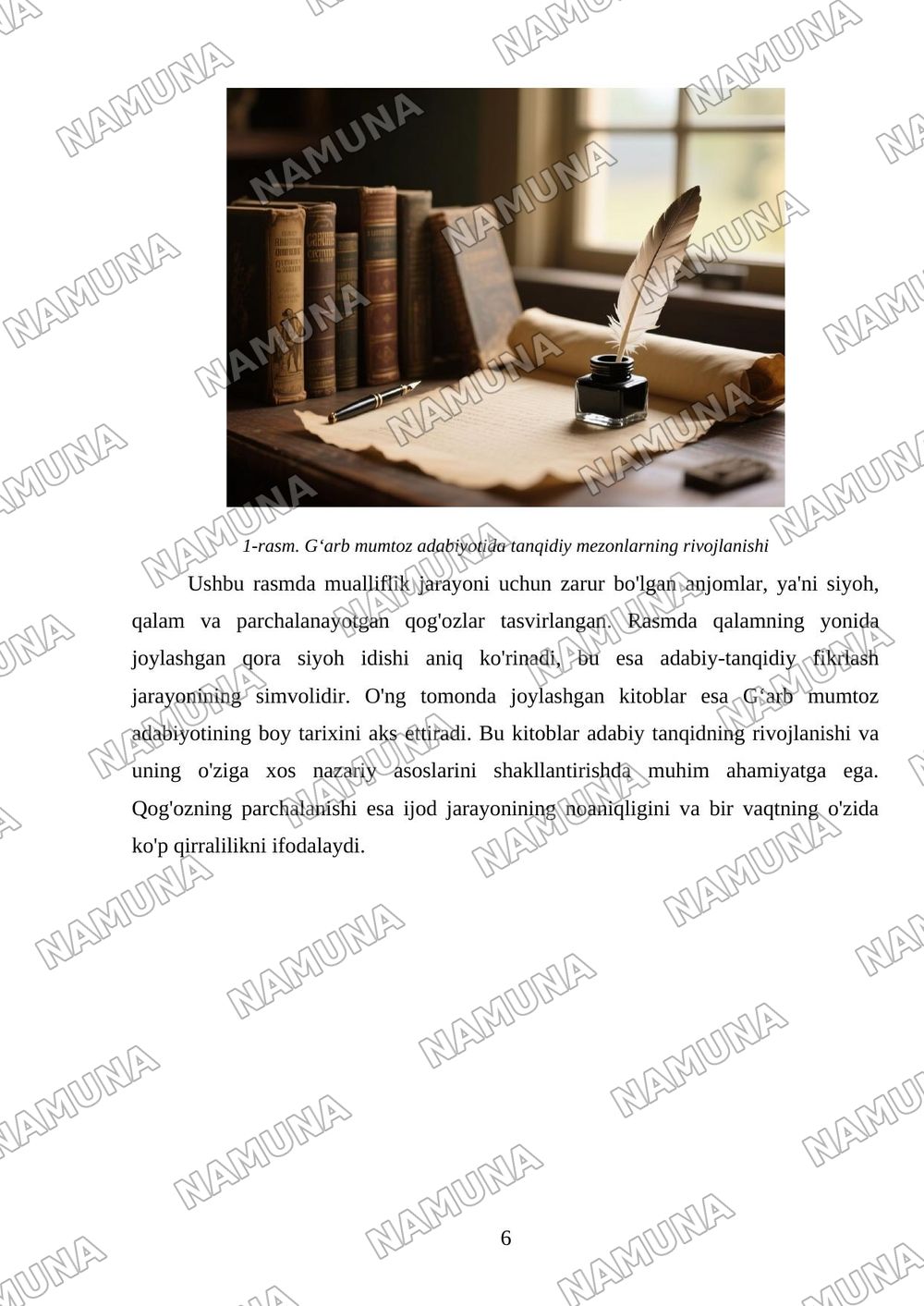 Gʻarb mumtoz adabiyotida adabiy-tanqidiy fikrlash taraqqiyoti — 6-varaq