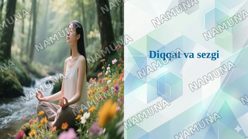 Diqqat va sezgi — 1-slayd