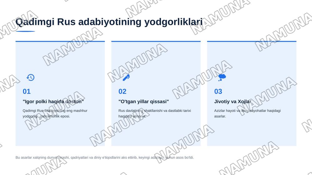 Rus adabiyoti — 5-slayd