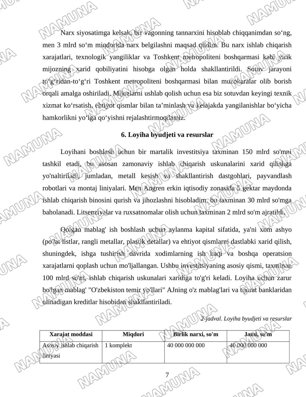 Temir yoʻl infratuzilmasi. — 7-varaq