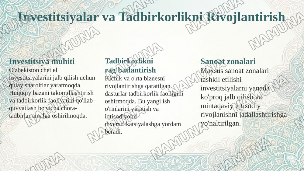 Iqtisodiyot — 8-slayd