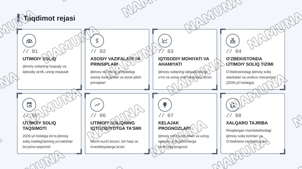 Ijtimoiy soliq va uning iqtisodiy mohiyati — 2-slayd