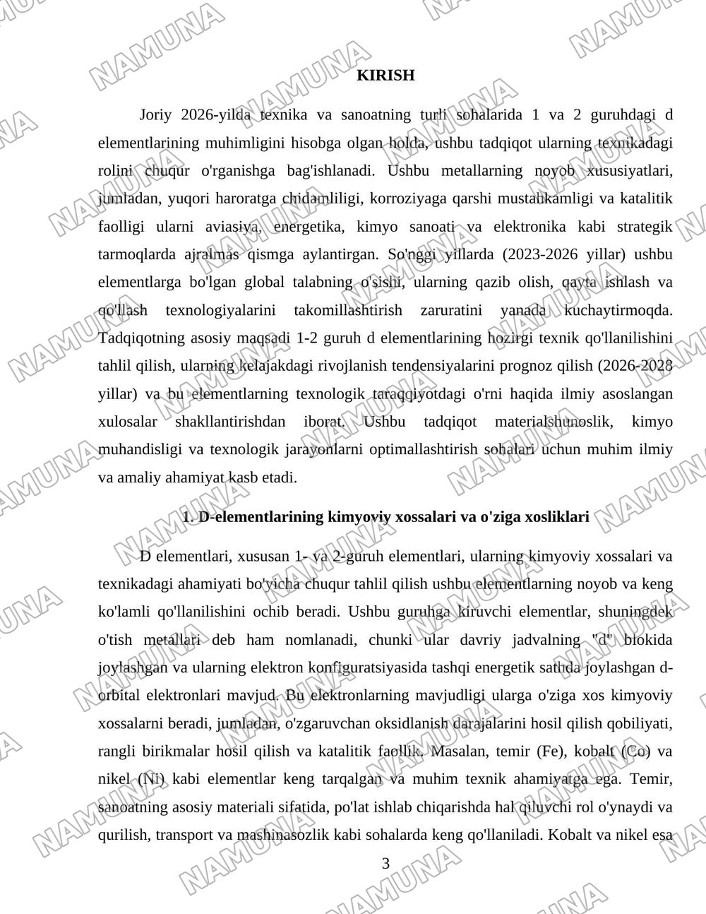 1-2 guruh d elementlari.ularning texnikadagi ahamiyati — 3-varaq