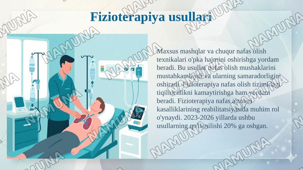 Nafas a'zolari faoliyatiga ta'sir etuvchi vositalar. — 6-slayd