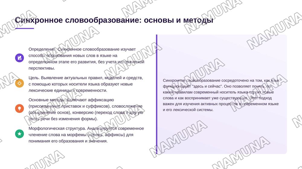 Словообразование синхронное и историческое. — 3-slayd
