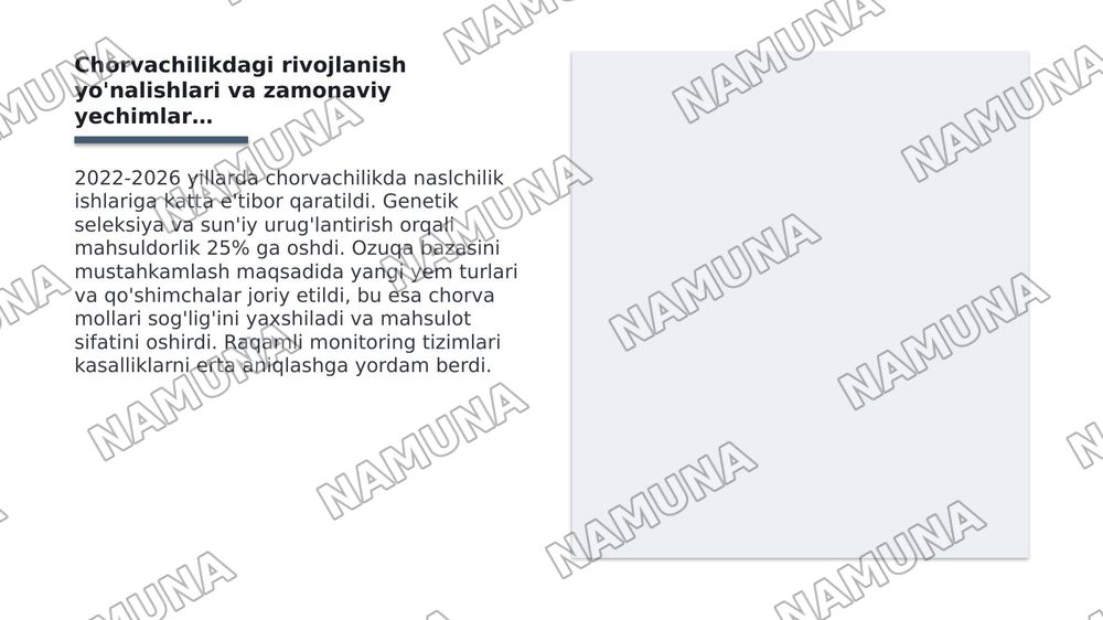 Dehqonchilik va chorvachilik — 4-slayd