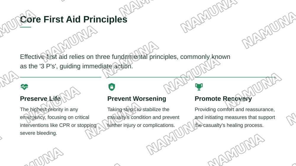 Research and present common first aid procedures — 4-slayd