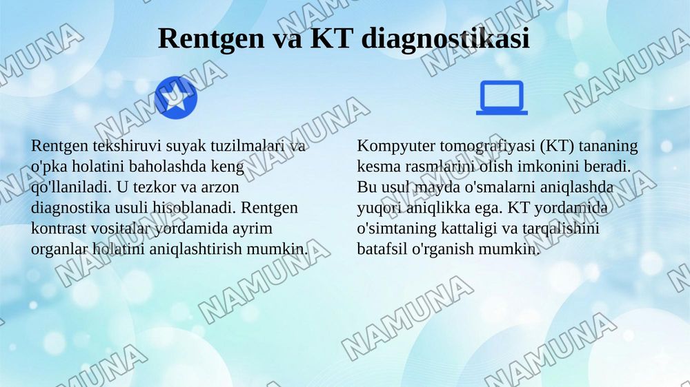 Onkologiyada nur diagnostikasi va nur terapiyasining roli — 4-slayd