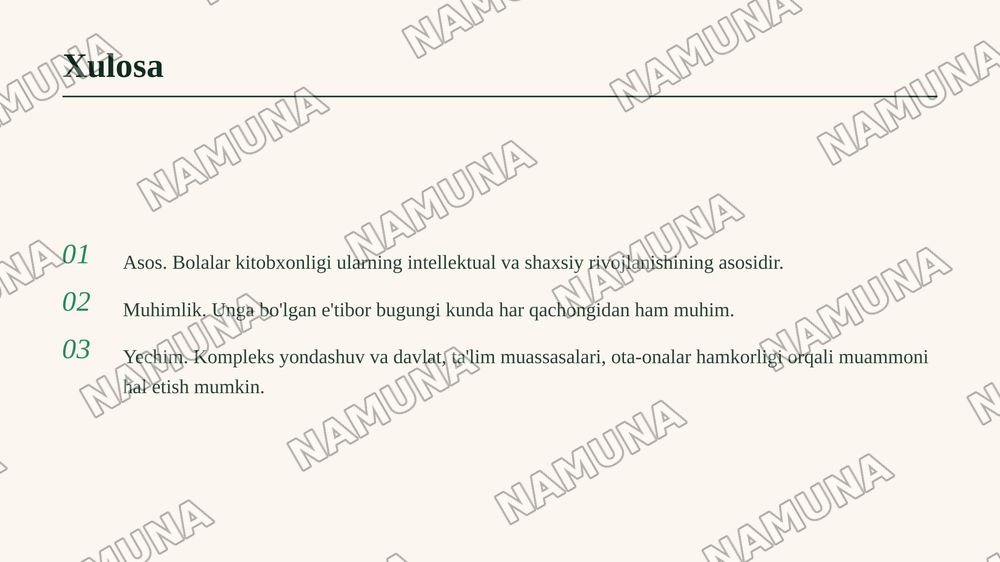 Bolalar kitobxonligi muommo va yechimlari — 5-slayd