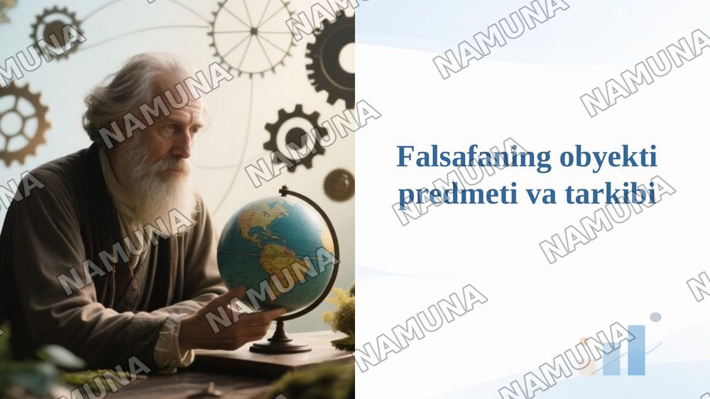 Falsafaning obyekti predmeti va tarkibi — 1-slayd