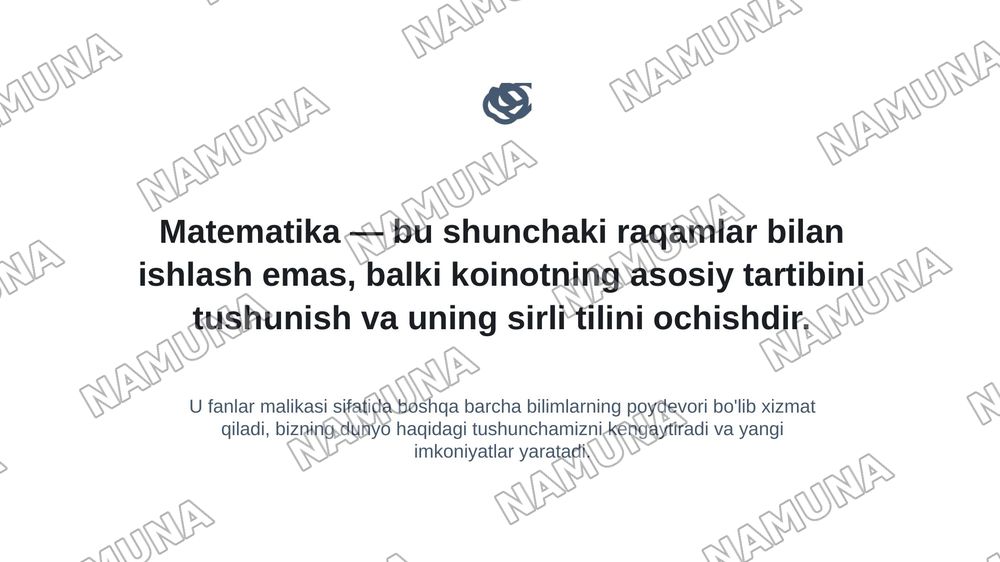Matematika yutuqlari — 3-slayd