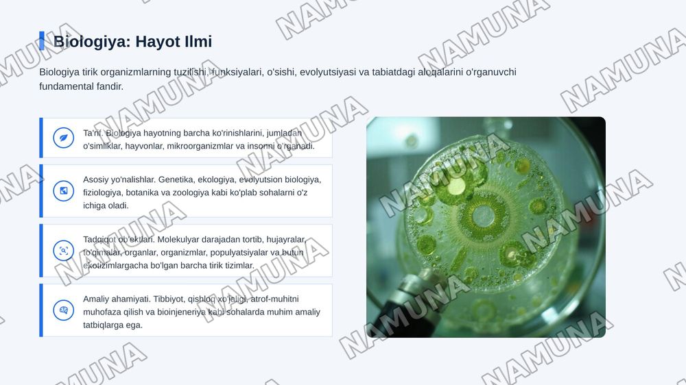 Bialogia va antropalogai — 3-slayd
