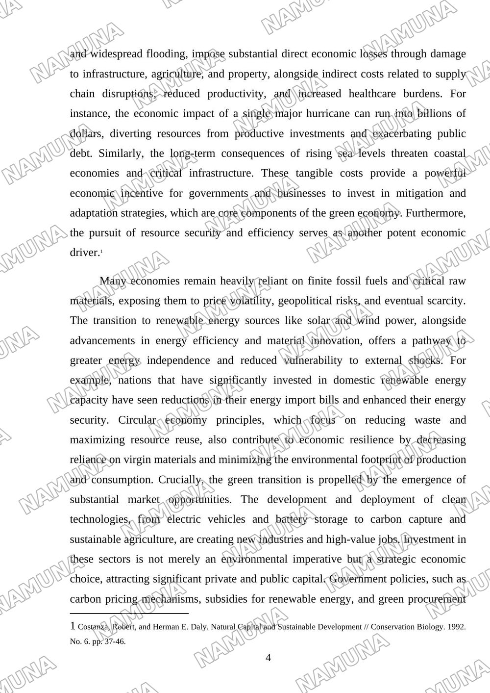 The green economy — 4-varaq