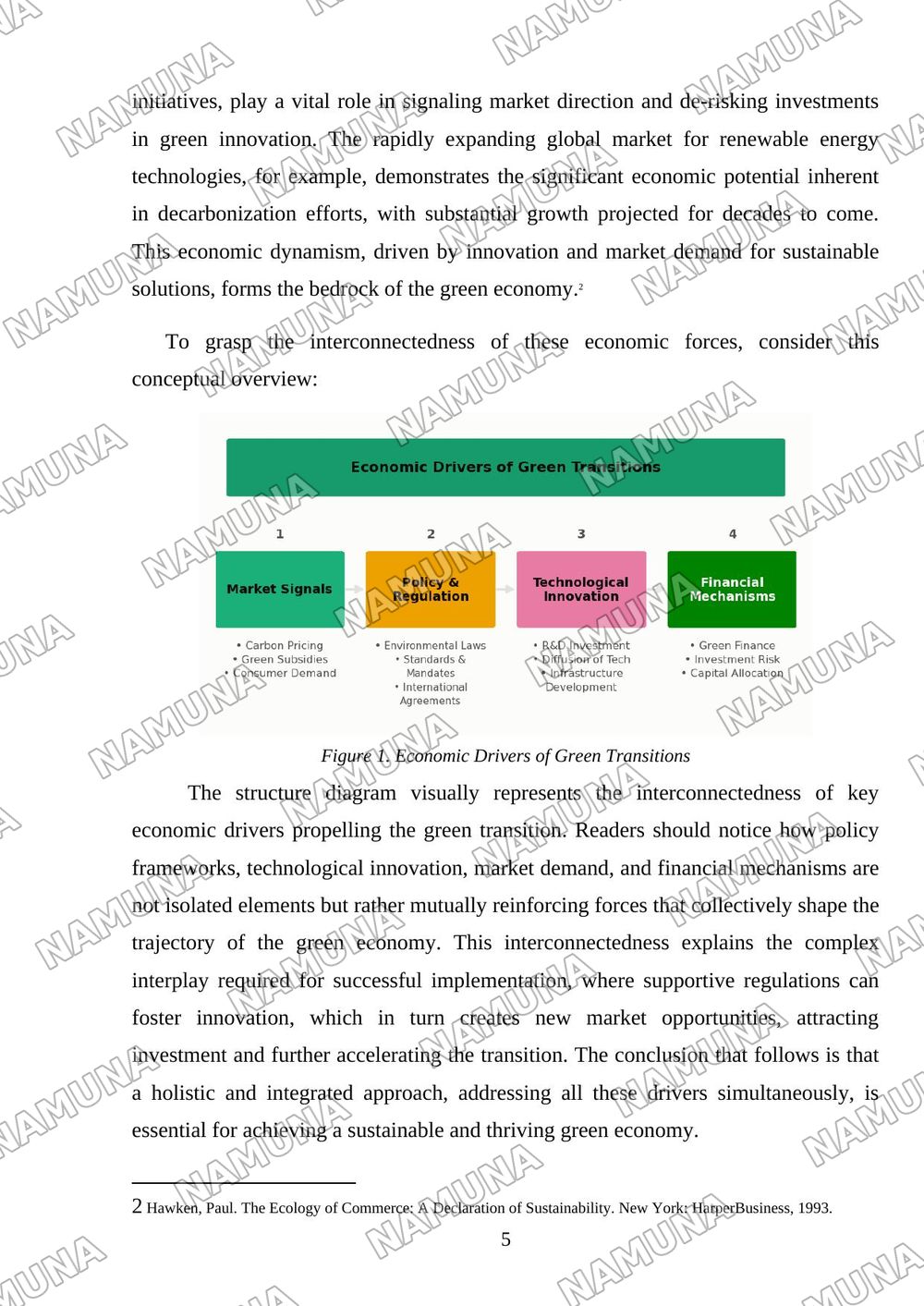 The green economy — 5-varaq