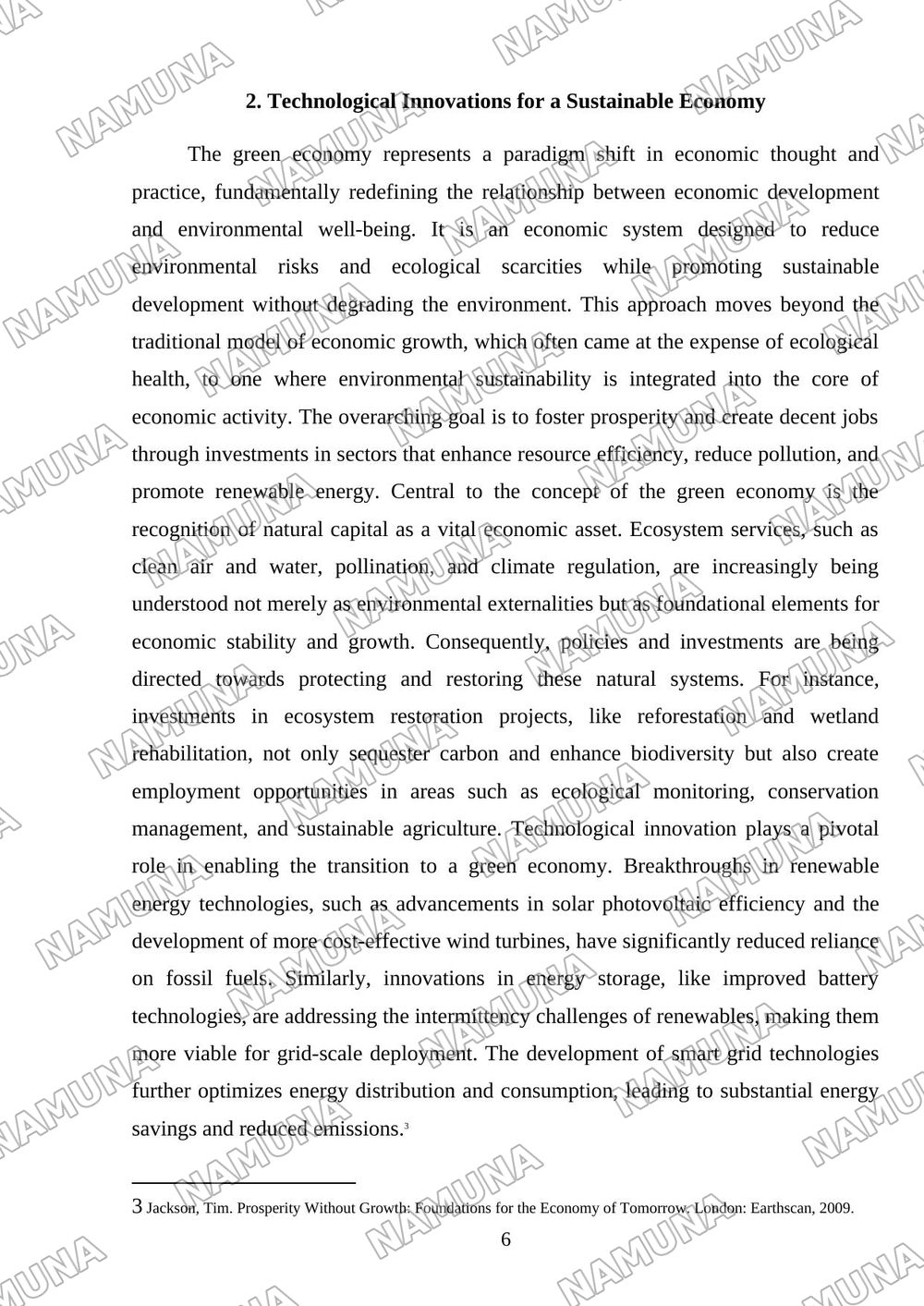 The green economy — 6-varaq