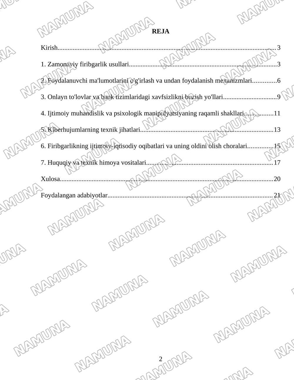 Kompyuter texnoligiyalari asosida firibgarlik usullari — 2-varaq