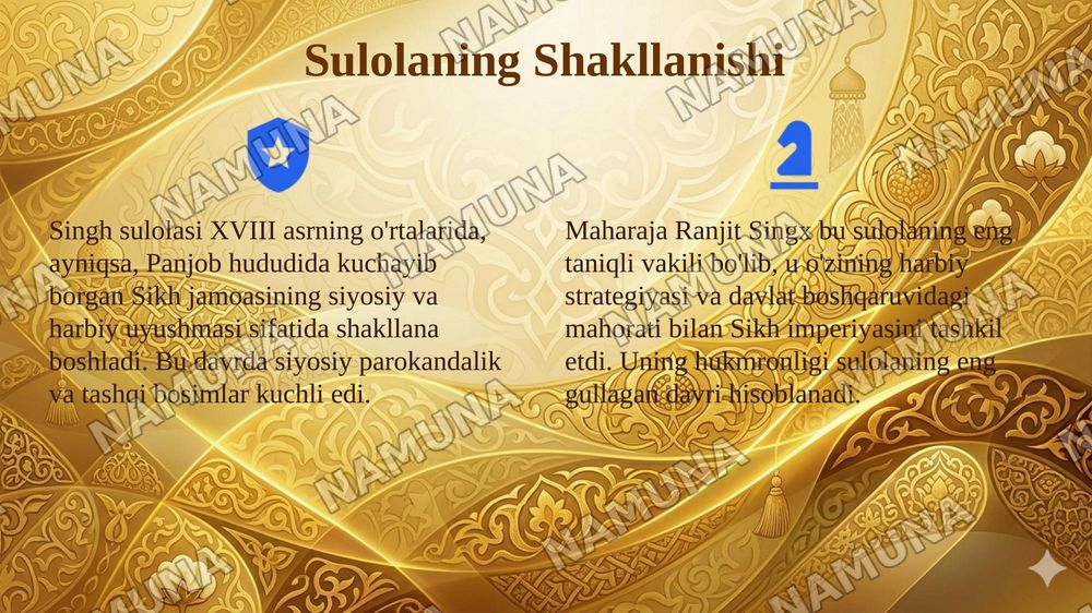 Singh sulolasi — 4-slayd