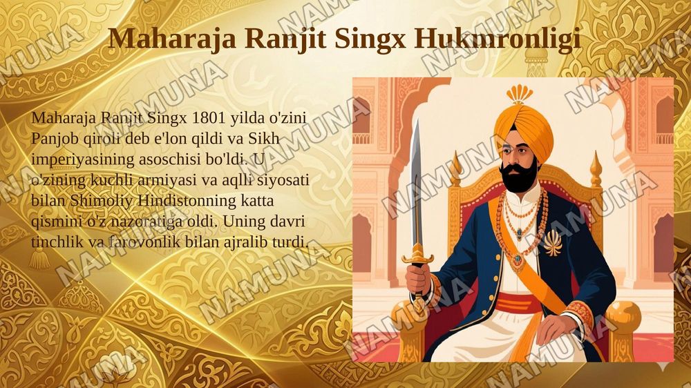 Singh sulolasi — 5-slayd