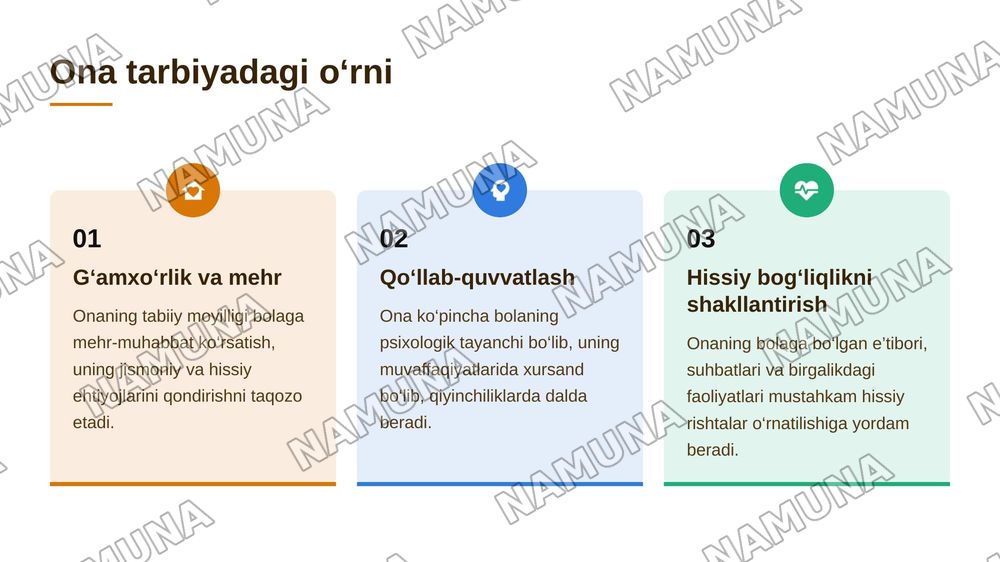 Ota va onaning bola tarbiyasidagi vazifalari — 4-slayd