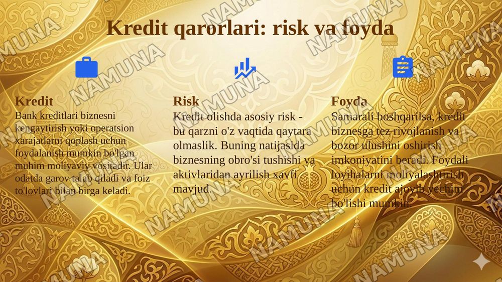 MVPni bozorda sinash, moliyalashtirish va kredit qarori. — 8-slayd